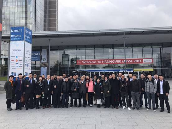 中国轴承协会代表团参加2017汉诺威工业博览会